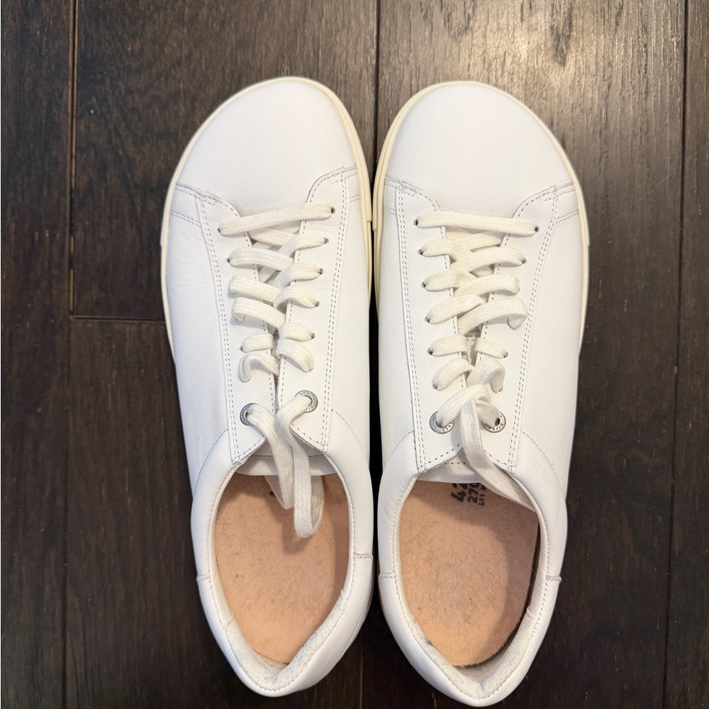 Birkenstock “Bend” Leather White Sneakers